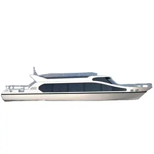 Elegant Hotsale Wakeboard 13.1m High Speed Houseboat Big Space Aluminum Alloy Yacht Luxury Boat Pilot Ship For USA
