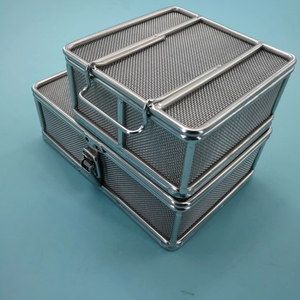 Bandeja de esterilización de acero inoxidable para Hospital y cesta de malla de esterilización de operación de instrumentos de acero inoxidable 304 médico - Product Image 5