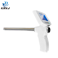 KD778B Caméra d'insémination visuelle portable pour vache Pistolet à endoscope numérique guidé pour bétail