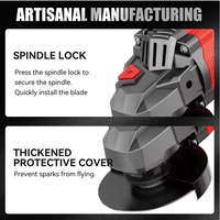 Meuleuse d'angle sans fil au lithium-ion Red Shield
