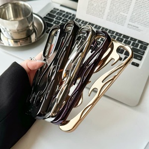 Funda de teléfono con disipación de calor de TPU galvanizada para <span class=keywords><strong>Samsung</strong></span> S23 S25 S24 S22 Ultra A06 A14 A55 A54 Flame, funda de nuevo diseño - Product Image 2