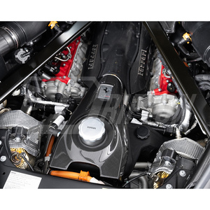 ชุดฝาครอบห้องเครื่องยนต์คาร์บอนไฟเบอร์แบบมองเห็นได้ สำหรับ Ferrari SF90 - Product Image 1