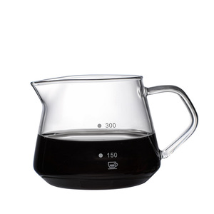 Carafe à café en verre pour service en gros, avec filtre, pour usage domestique, supporte l'impression de logo personnalisé, résistante au froid et à la chaleur - Product Image 1