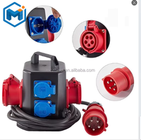 Boîte de distribution d'alimentation portable Manchange, nouveau style, étanche, industrielle, 16A 32A, norme européenne, boîte de distribution CEE