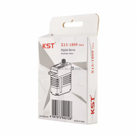 KST X15-1809 V8.0 24Kgf.cm 0.07sec Pièces d'avion RC HV Mini Servomoteur en alliage d'aluminium sans balais CC cyclique pour plateau de direction