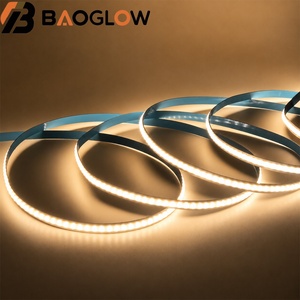 ไฟ LED แบบ COB สองสาย ขนาด 1.25 ซม. ตัดได้ ไม่ต้องบัดกรี ความหนาแน่น 480 ดวง/เมตร ใช้ไฟ DC12V กำลังไฟ 14 วัตต์/เมตร แผงวงจร PCB ขนาด 6.6 มม. ค่า Ra≥90 2700k-6500k ไฟแบบยืดหยุ่น เหมาะสำหรับสำนักงาน  ขั้นต่ำในการสั่งซื้อน้อย - Product Image 1