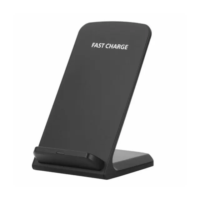 Hot Sale H8 Qi Fast Charging Dual 2 Coils 10w Wireless Mobile Phone Quick Charger Holder Station Stand For Iphone