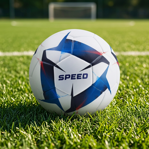 Soccer Ball Size 5 Official Match <b>Football</b> PU Leather Professional Training Ball <b>White</b> Durable Sports Equipment for Outdoor - Product Image 3