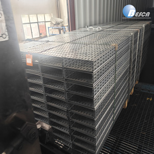 50至300毫米宽电缆桥架钢穿孔电缆桥架制造商 - Product Image 4
