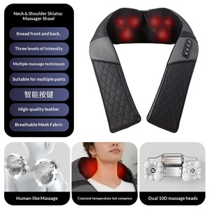 Máquina de Masaje Corporal <span class=keywords><strong>y</strong></span> de Espalda con Vibración <span class=keywords><strong>El</strong></span>éctrica para Alivio del Dolor, Masajeador Portátil Shiatsu con Calor para <span class=keywords><strong>Cuello</strong></span> <span class=keywords><strong>y</strong></span> Hombros, Superventas - Product Image 5