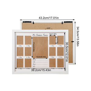 Khung ảnh năm đầu tiên của bé sơ sinh Khung gỗ lưu niệm cho bé 12 tháng cho món quà sinh nhật của mẹ Giáng sinh đầu tiên được Cá nhân hóa - Product Image 3