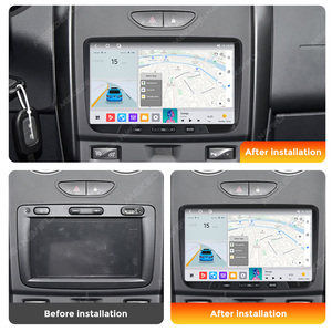 MEKEDE Stock UE en France Lecteur DVD de voiture Autoradio Écran Car-play pour <span class=keywords><strong>Renault</strong></span> Dacia Android AUTO 2+32G 4+64G - Product Image 4