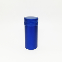 OEM 80g rechargeable recyclable en aluminium déodorant bâton conteneur crème solaire bâton tube en aluminium manuel pousser antisudorifique bouteille
