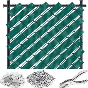 Bảo mật riêng tư Chuỗi liên kết đá phiến hàng rào kim cương lưới lốc xoáy dây lưới hàng rào riêng tư với băng - Product Image 4