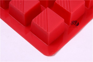 Food Grade <b>9</b> Cavities Square Shaped Silicone Ice <b>Cube</b> Tray - Product Image 4