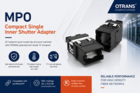 MPO Fiber Adapter for 5G Base Station High Density Optical Network SC Footprint Reliable Connection
