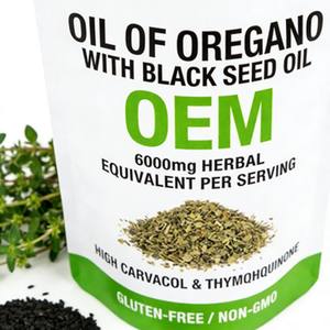 Huile d'origan certifiée ISO en vrac, à base de carvacrol, favorise la santé intestinale et la défense immunitaire, capsules molles végétaliennes pour adultes - Product Image 5