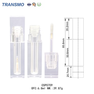 Emballage de gloss à lèvres 5 ml, tubes de gloss à lèvres avec étiquette personnalisée, applicateur métallique, contenant de gloss à lèvres - Product Image 2