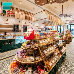 Perakende sakızlı şeker vitrin rafları şeker ahşap Kiosk için fabrika fiyat şeker ekran - Product Image 2