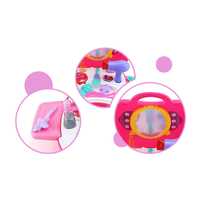 Enfants semblant jouer ensemble maquillage jouets cosmétiques pour enfants fille maquillage coiffeuse ensemble jouet 21 pièces fille jouet