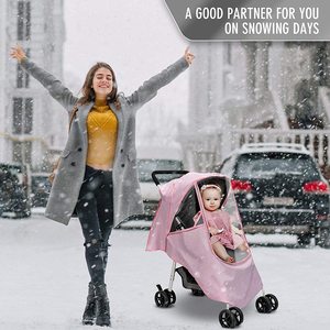 Copertura antipioggia per <span class=keywords><strong>passeggino</strong></span> di alta qualità e zanzariera impermeabile ventilare la visiera per insetti traspirante e trasparente per <span class=keywords><strong>passeggino</strong></span> - Product Image 4