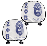Housses de repose-tête de voiture avec lettres grecques Phi Beta Sigma, protection personnalisée pour appuie-tête de siège avec imprimé perles, décoration intérieure de voiture, cadeau