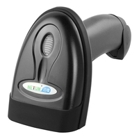 NT-2015 Pemindai Barcode Nirkabel 32bit Murah dengan RS232 / USB/ PS2
