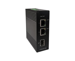 Interruptor de fibra POE Industrial de <span class=keywords><strong>3</strong></span> puertos Gigabit para cámara IP - Product Image 2