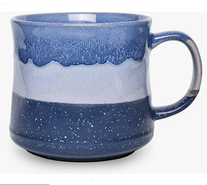 Tazas de <span class=keywords><strong>Café</strong></span> de Cerámica de Diseño Elegante Personalizado de 12 oz con Calcomanía de Estrellas y Luna Doradas Brillantes de Doble Modelo - Product Image 6