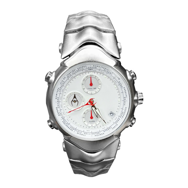 Vintage Y2K Millennium Watch Special-Shaped Retro Fashion Three-Eye Judge Timing Watch for Stylish Wristwatch