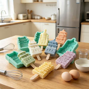 Stampo per ghiaccioli in silicone alimentare personalizzato a forma di monumento, souvenir architettonico cinese, regalo per musei, negozio, strumento fai da te per gelato - Product Image 4