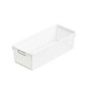 Cesto portaoggetti Inomata nome lungo in colore bianco - Product Image 1