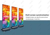 Écran LED d'intérieur couleur pleine P1.25-P3, pliable, portable, résolution 8K, HDR10+, garantie 5 ans, affiche publicitaire