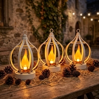 Lampes solaires TSINYE pour l'extérieur, étanches, suspendues, sans flamme, effet bougie, cadeau pour femmes, maman, jardin, patio, cour, allée