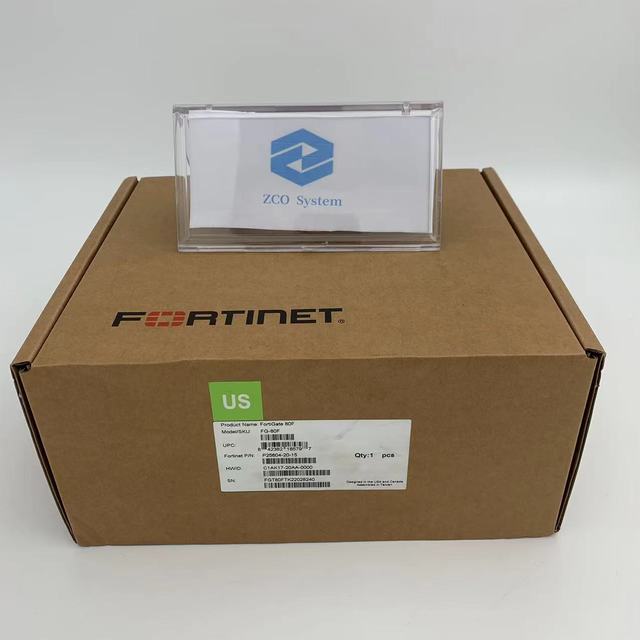 Fortinet FortiGate FG-80F Next-Generation Firewall NGFW SD-WAN Security Appliance 8 for RJ45 Ports Fanless Desktop Branch Office