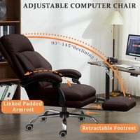 Chaise de bureau moderne personnalisable de direction chaise pivotante ergonomique en cuir tissu maillé fer métal design contemporain usine