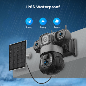 Veezoom 6MP Wifi năng lượng mặt trời cctv PTZ <span class=keywords><strong>camera</strong></span> với dài 8000mAh Tuổi thọ pin ba ống kính đầy màu sắc tầm nhìn ban đêm cho an ninh ngoài trời - Product Image 6
