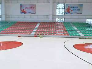 الشركة المصنعة في الصين Bleacher 100 مقعد استاد بلاستيكي قابل للطي - Product Image 5