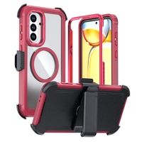 Étui de protection intégrale 360° antichoc robuste Defender pour Samsung A56 5G avec coque magnétique