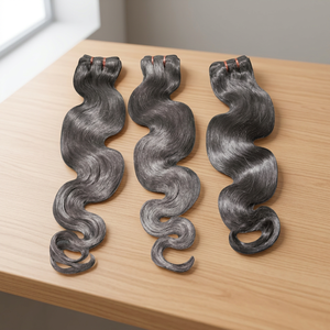 Cabello Humano Virgen Brasileño con Cutícula Alineada, Tipo de Cabello Indio, 20 Pulgadas, Ondulado, Cabello Remy Premium, 100 g, Doble Trama a Máquina, TYAGI - Product Image 3