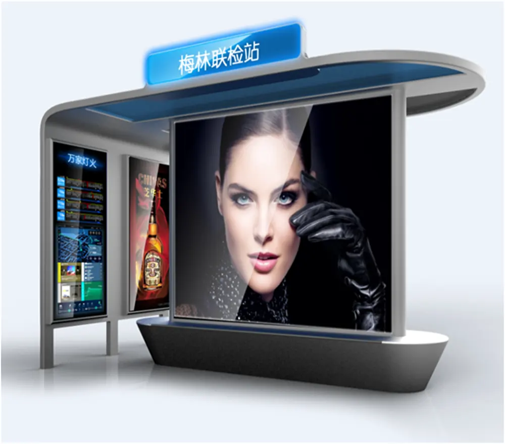 43" 49" 55" 65" 75" 86" Outdoor Touch Screen Video Player Kiosk Outdoor Touchscreen Display Outdoor Vertical Totem