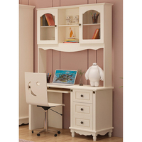 Ensemble de meubles de chambre d'enfant, lit superposé en bois avec tiroir de bureau
