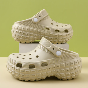 Women's EVA <b>Clogs</b> Non Slip Breathable Height Increasing Beach Shoes White 35-45 - Product Image 2
