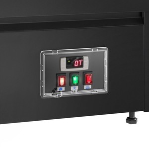 <span class=keywords><strong>Vitrine</strong></span> réfrigérée noire sous comptoir avec rideau d'air pour merchandising en <span class=keywords><strong>libre</strong></span>-<span class=keywords><strong>service</strong></span> - Product Image 4