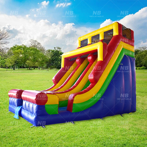 Outdoor <b>Inflatable</b> Double Lane Slide Water Commercial for Adult Water Slide Outdoor <b>Inflatable</b> Double Lan - Product Image 6
