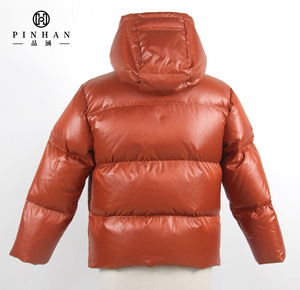 Manteaux en duvet personnalisés pour femmes, style canadien, avec capuche, duvet d'oie, veste matelassée pour <span class=keywords><strong>femme</strong></span>, manteau d'hiver pour <span class=keywords><strong>femme</strong></span>, veste d'extérieur, fermeture éclair - Product Image 3