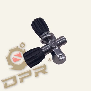 วาล์วถังดำน้ำ CGA850 แบบ Yoke 3000PSI 3500PSI พร้อมแผ่นป้องกันการระเบิด - Product Image 1