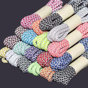 أربطة الحذاء تصنيع حار بيع البني عاكس الدانتيل الأحذية - Product Image 1