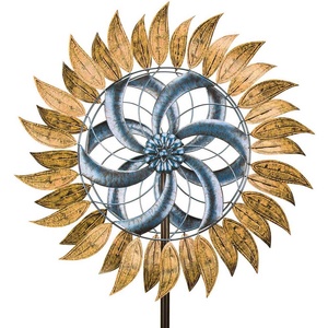 Oniya Metal Outdoor Kinetic Windmühle Wind Spinner Patio Stakes Große Windmühle - Product Image 2