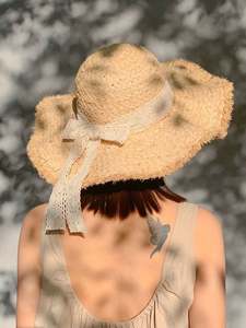 Sombrero de Rafia para Mujer, Estilo Casual, con Lazo, de Ala Ancha, para Protección Solar, para la Playa, para Actividades al Aire Libre, Venta Directa de Fábrica - Product Image 5
